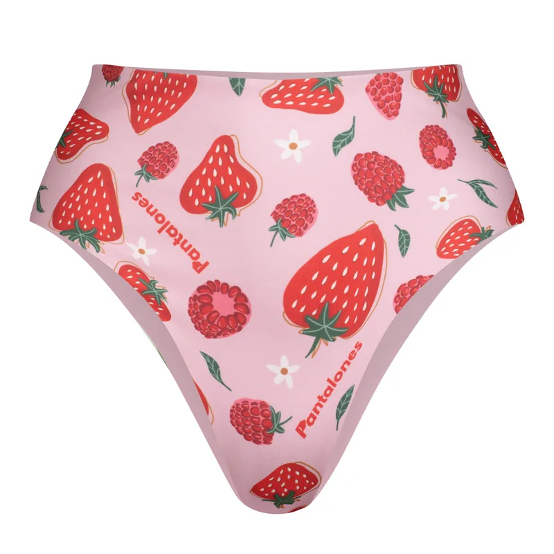 FIGI FLEXI – 2in1 Dwustronny dół stroju kąpielowego Strawberry Pink — Pantalones