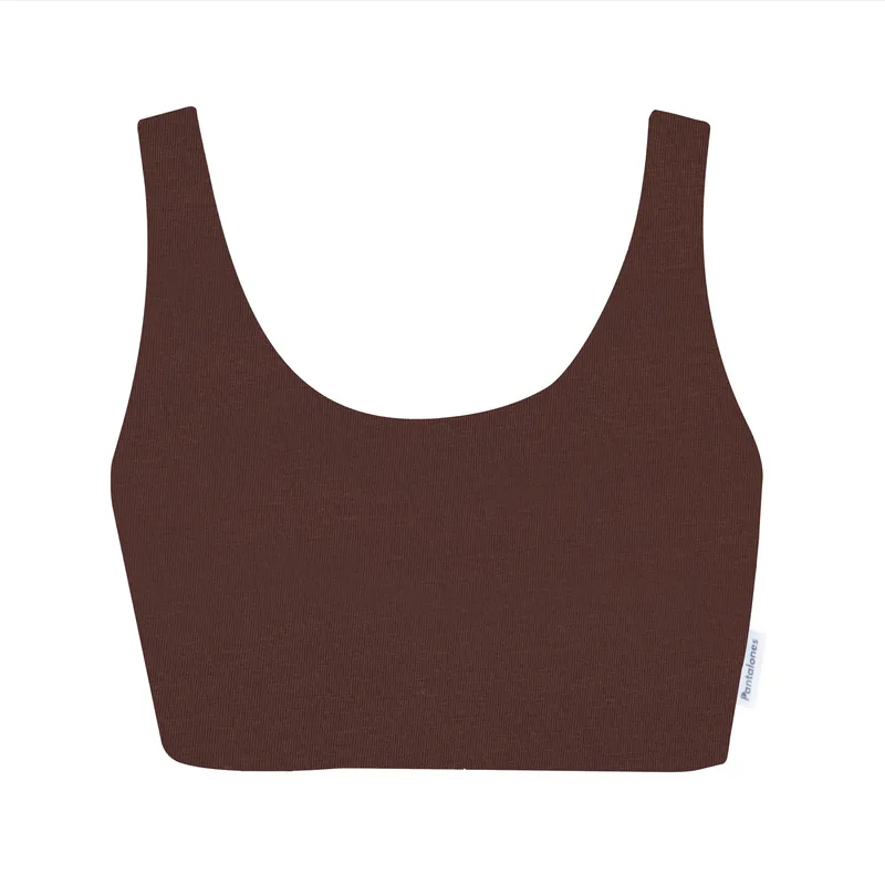 Top DREAMY Chocolate z bawełny organicznej — Pantalones