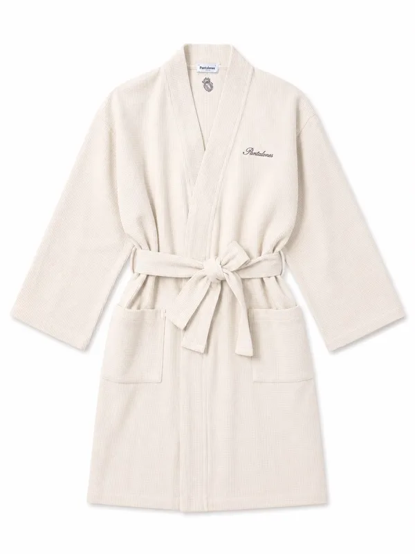 Szlafrok Natural z bawełny organicznej — Pantalones