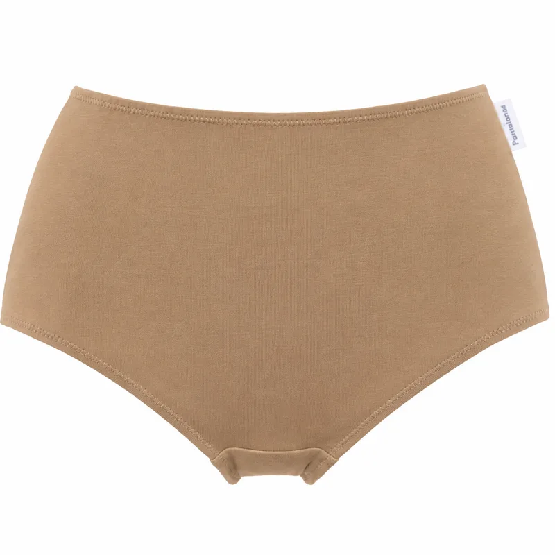 PANTALONY z bawełny organicznej Camel — Pantalones