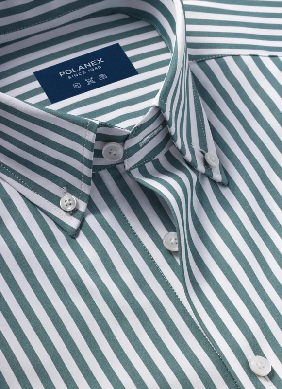 Koszula Milion – Zielony bengal stripe — Polanex