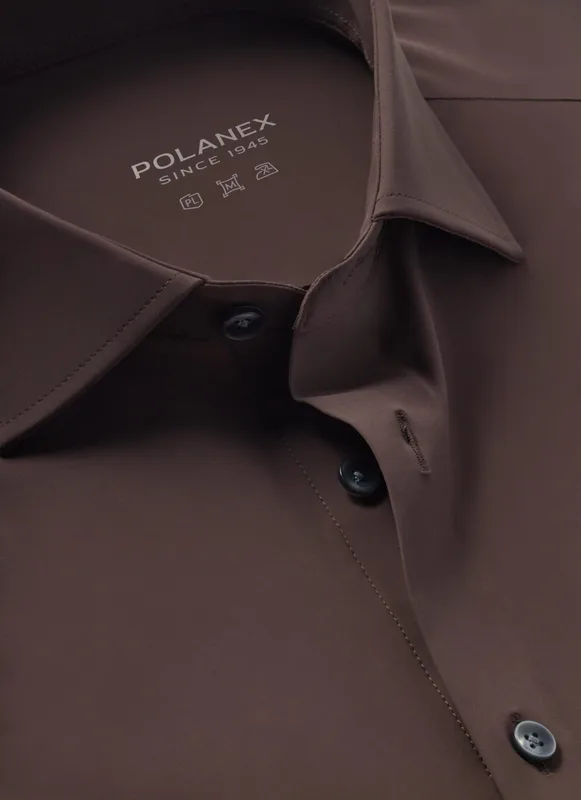 Koszula Milion w kolorze głebokiego brązu — Polanex