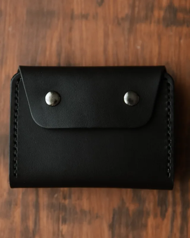 Portfel BiClick+ Czarny — Poley Leather Design