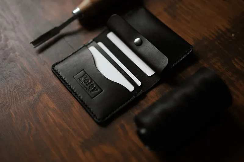 Portfel !click – Black — Poley Leather Design