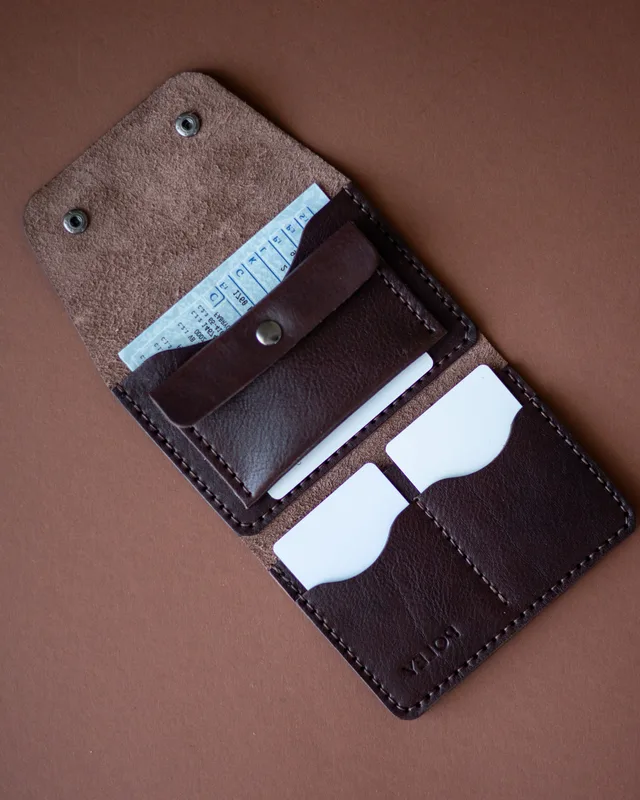 Biclick Double – Vintage Chocolate — Poley Leather Design