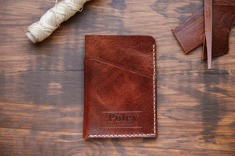 Card holder – etui na karty kredytowe — Poley Leather Design