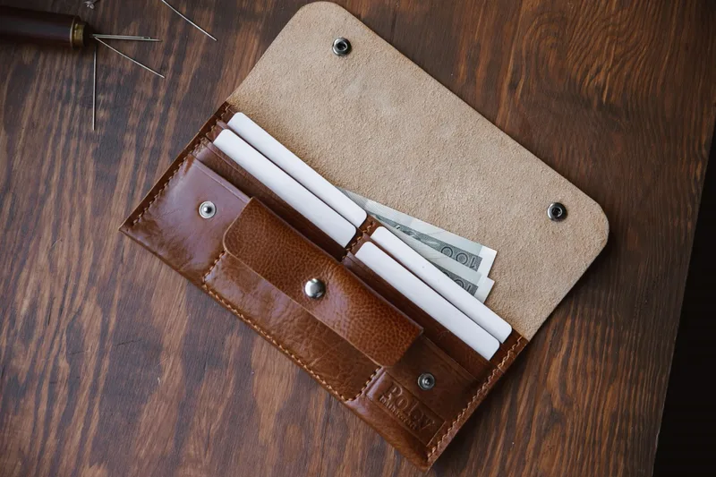 Portfel Bi Click! Long — Poley Leather Design