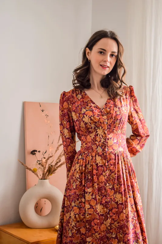 OUTLET Sukienka Cynaria Fall — Poplin Warsaw