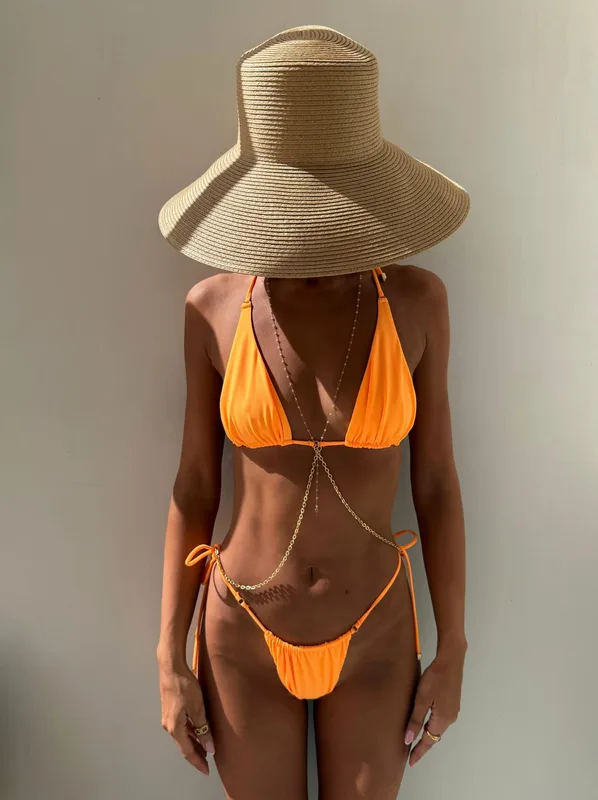FLUO ORANGE VERA GÓRA BIKINI — QSO