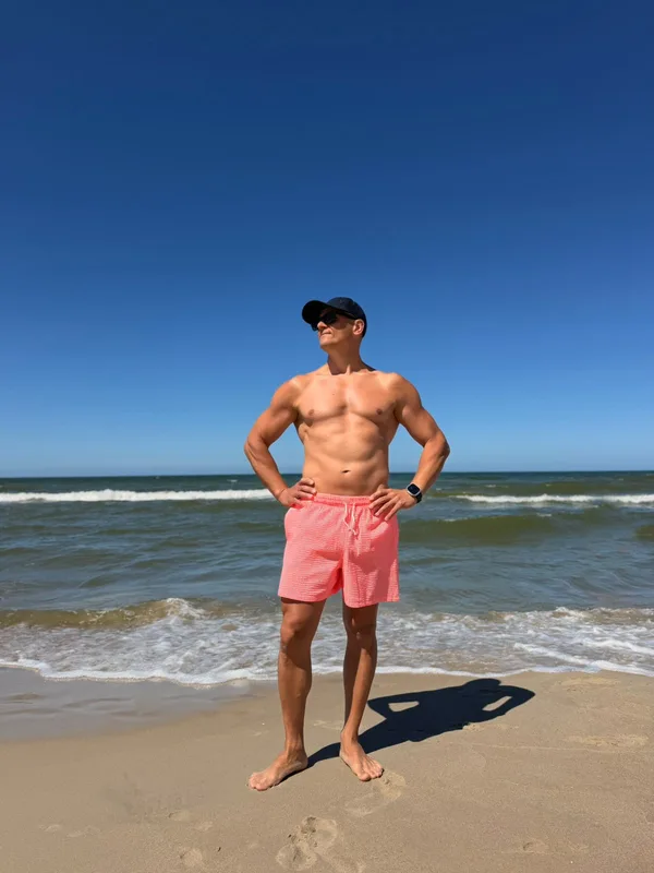 CORAL HUGO MĘSKIE SZORTY — QSO