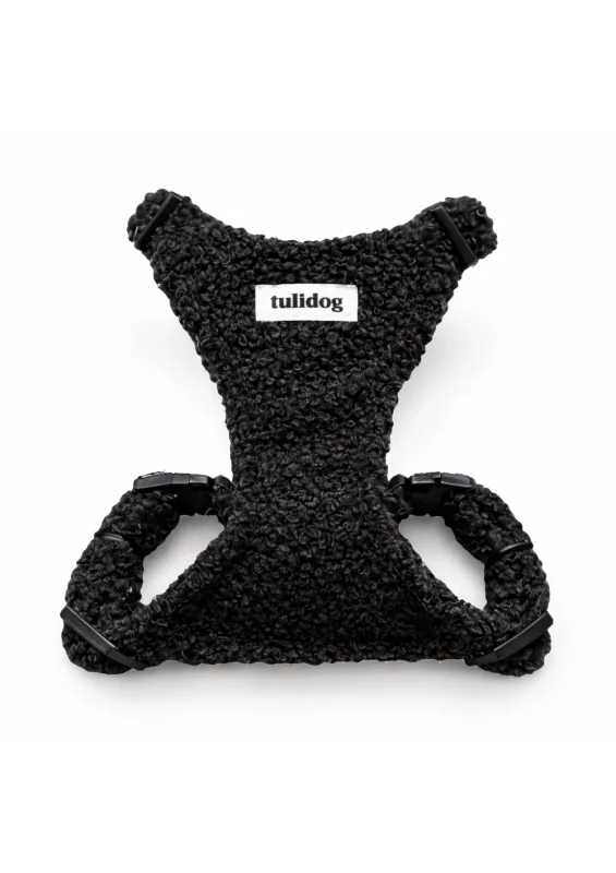Szelki bezuciskowe BLACK FLUFFY — Tulidog