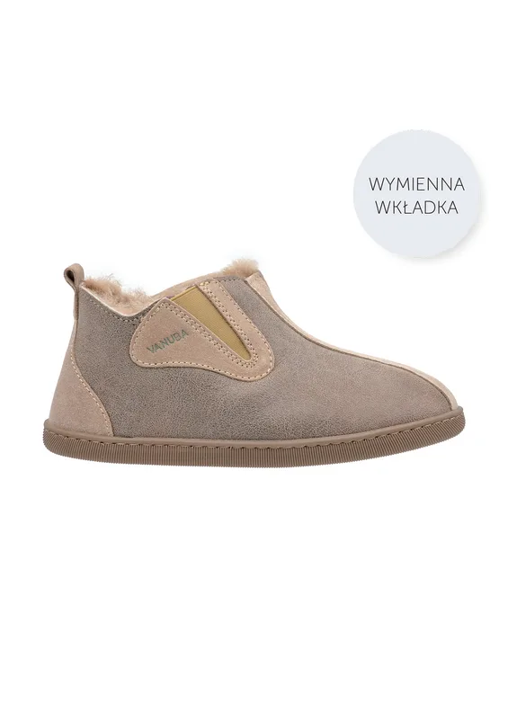 Kapcie damskie COLUMBIA beżowe — VANUBA
