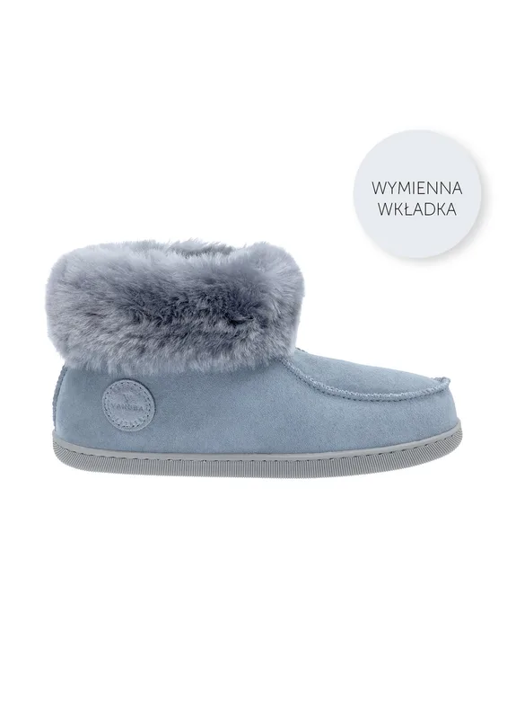 Kapcie damskie PEPPIN popielate — VANUBA
