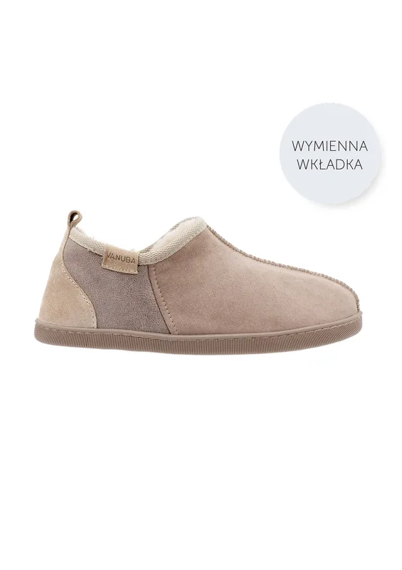 Kapcie męskie DORPER beżowe — VANUBA