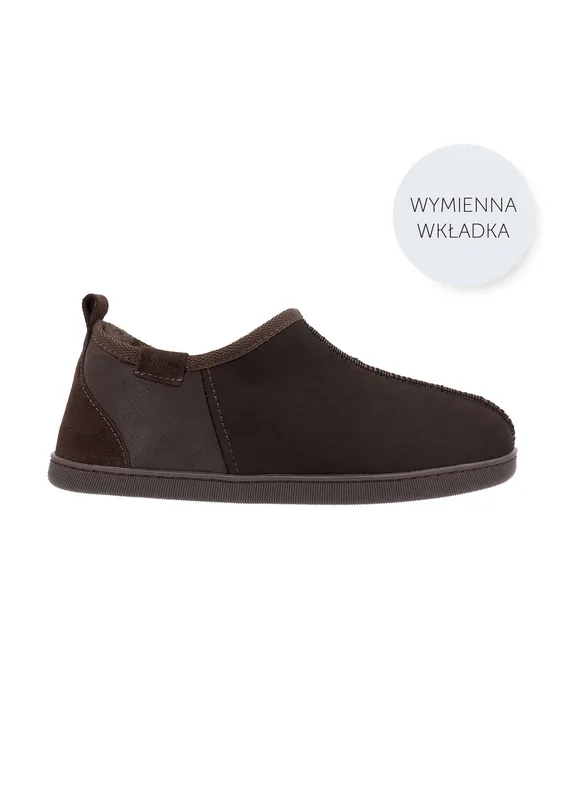 Kapcie męskie DORPER brązowe — VANUBA