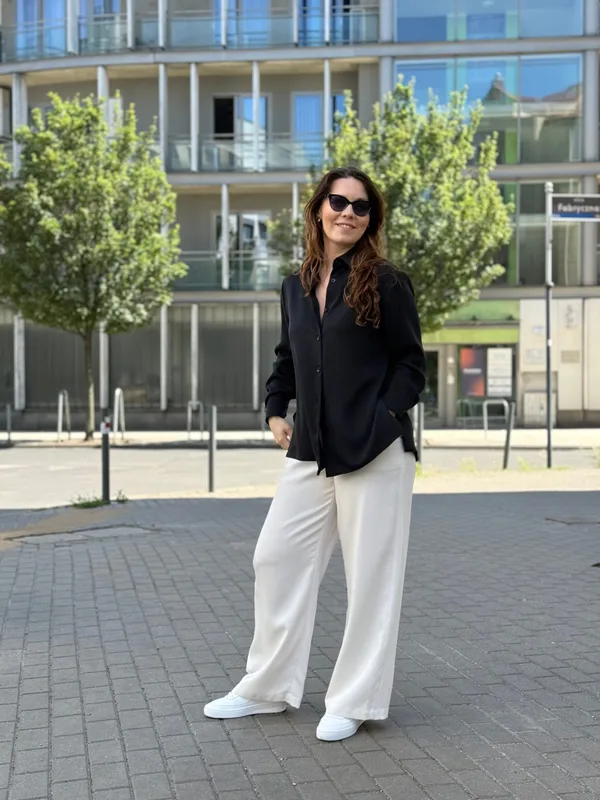 Koszula Mayfair Nero — WILDA.ECO