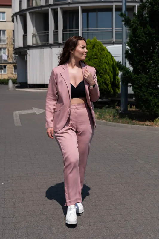 Spodnie Södermalm Brandy Rose Personalizowane — WILDA.ECO