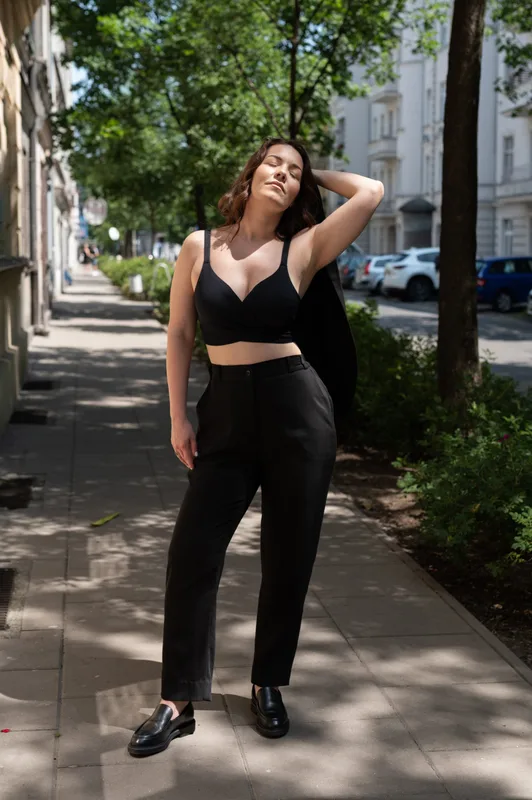 Spodnie Södermalm Nero Personalizowane — WILDA.ECO