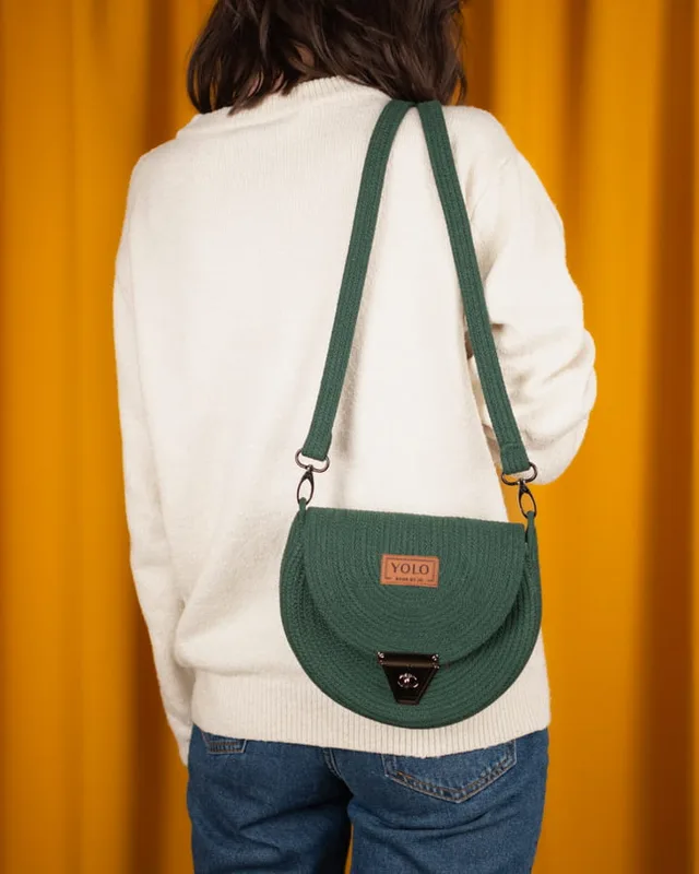 Inga Butelkowa zieleń — YOLO Bags by JO