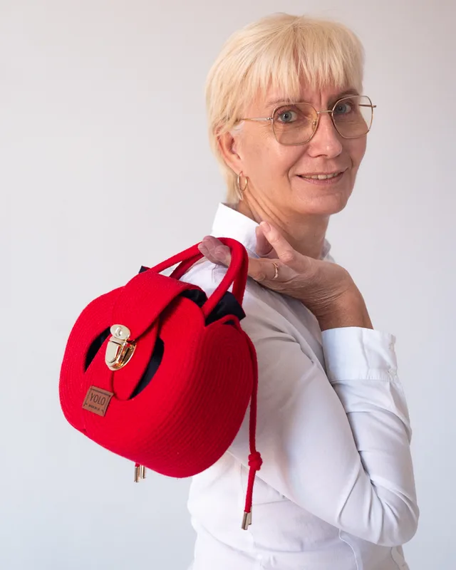 Olga czerwona — YOLO Bags by JO