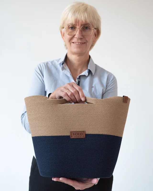 Paula Granatowy karmel — YOLO Bags by JO