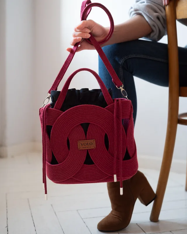 Ola bordowa — YOLO Bags by JO