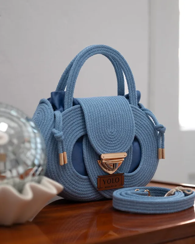 Olga niebieska — YOLO Bags by JO