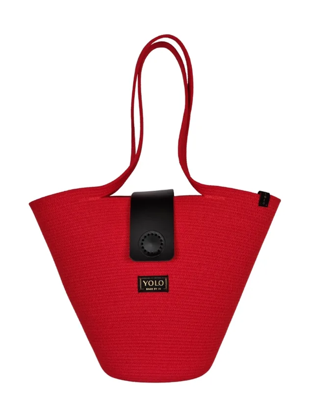 Ania Czerwona z klapką — YOLO Bags by JO