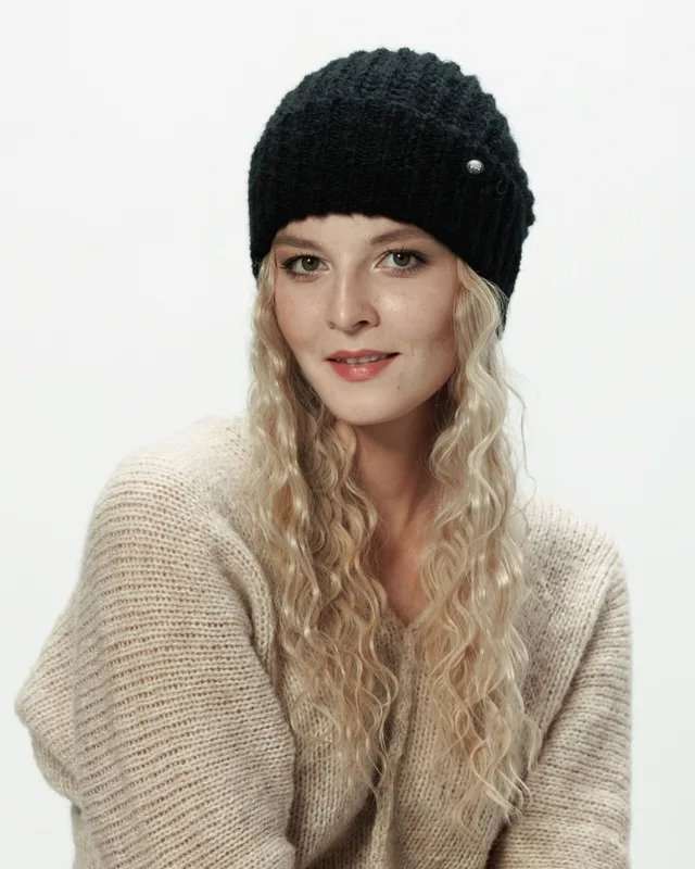 Alpaka czapka Urszula czarny — You by Tokarska