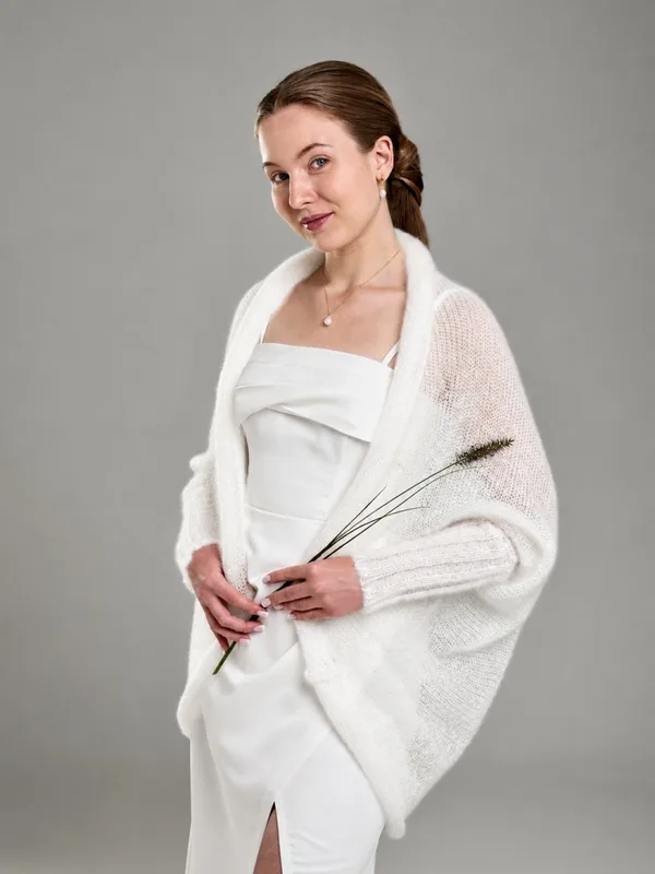 Sweter ślubny z wełny alpaki Kamila — You by Tokarska