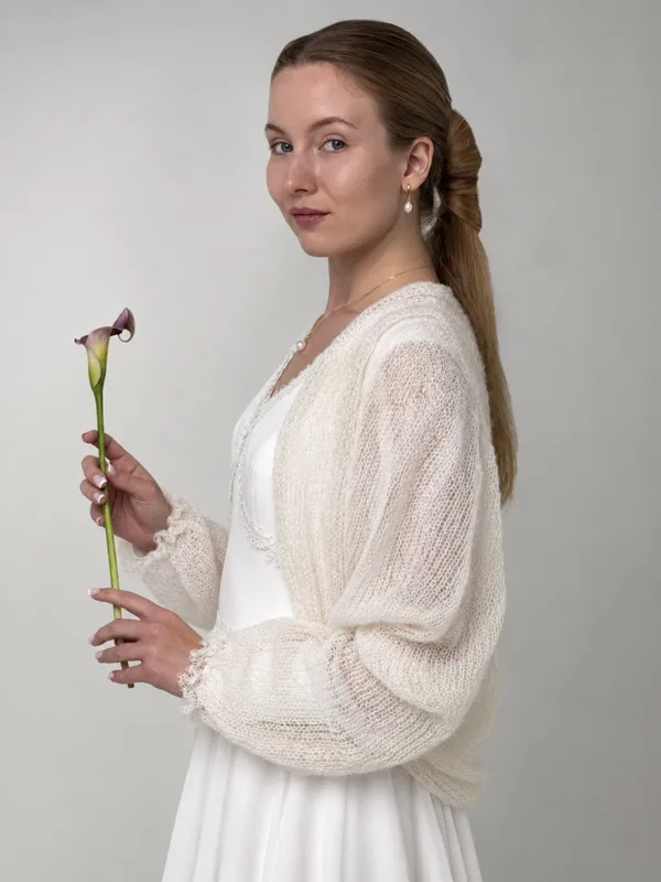Sweter ślubny mgiełka Klara — You by Tokarska