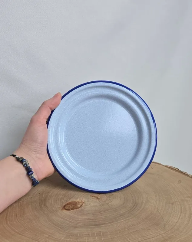 Talerzyk Emaliowany ◦ Deserowy ◦ Piknikowy ◦ Błękitny Piasek ◦ — ZACHWYT
