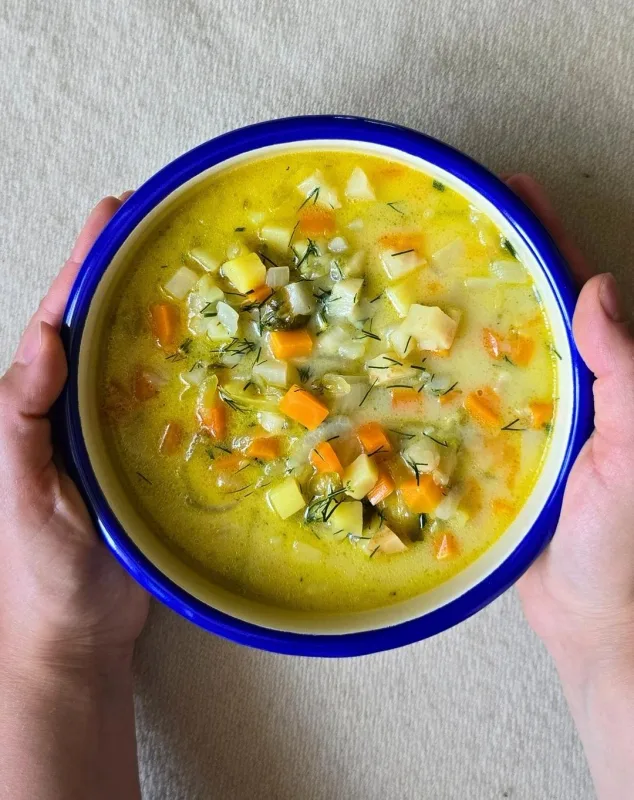 Miska emaliowana ◦ ZUPA mała ◦ 16 cm ◦ Błękitny piasek ◦ — ZACHWYT